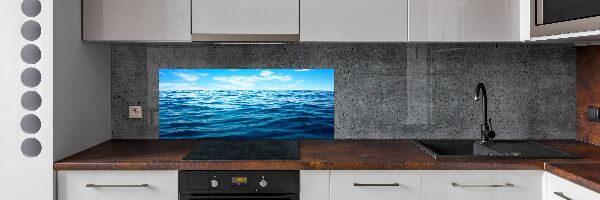 Cooker splashback Sea water