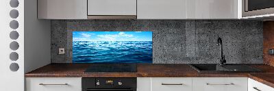 Cooker splashback Sea water