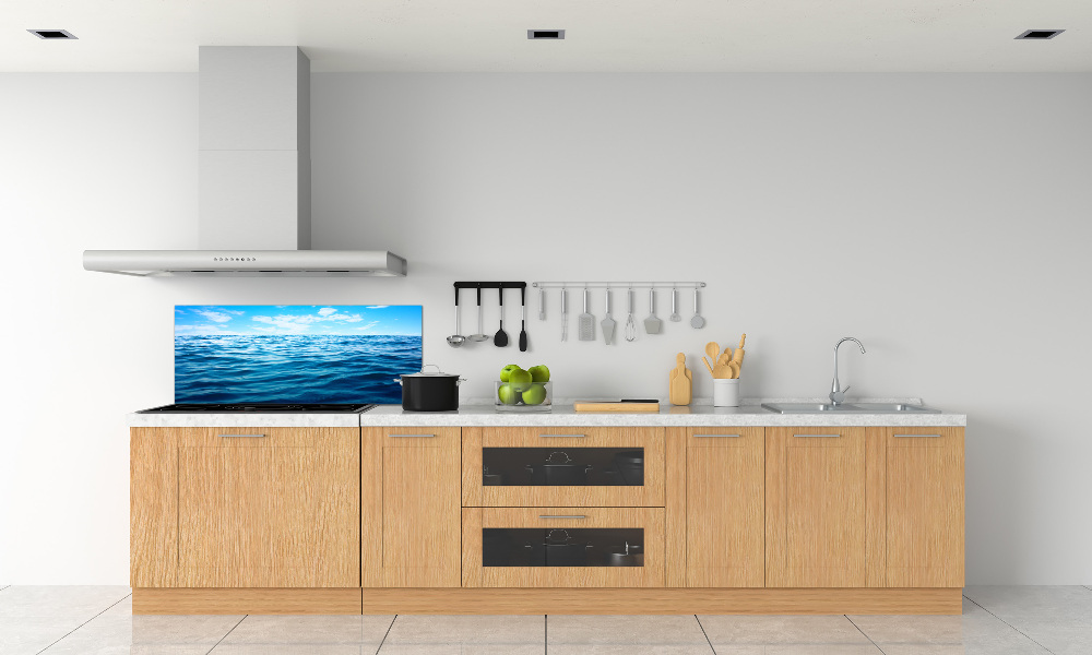 Cooker splashback Sea water