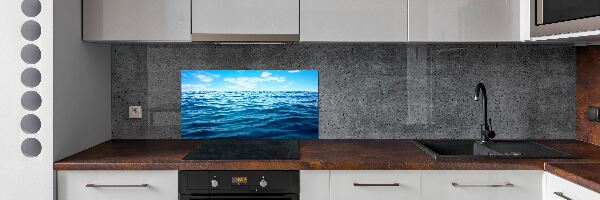 Cooker splashback Sea water