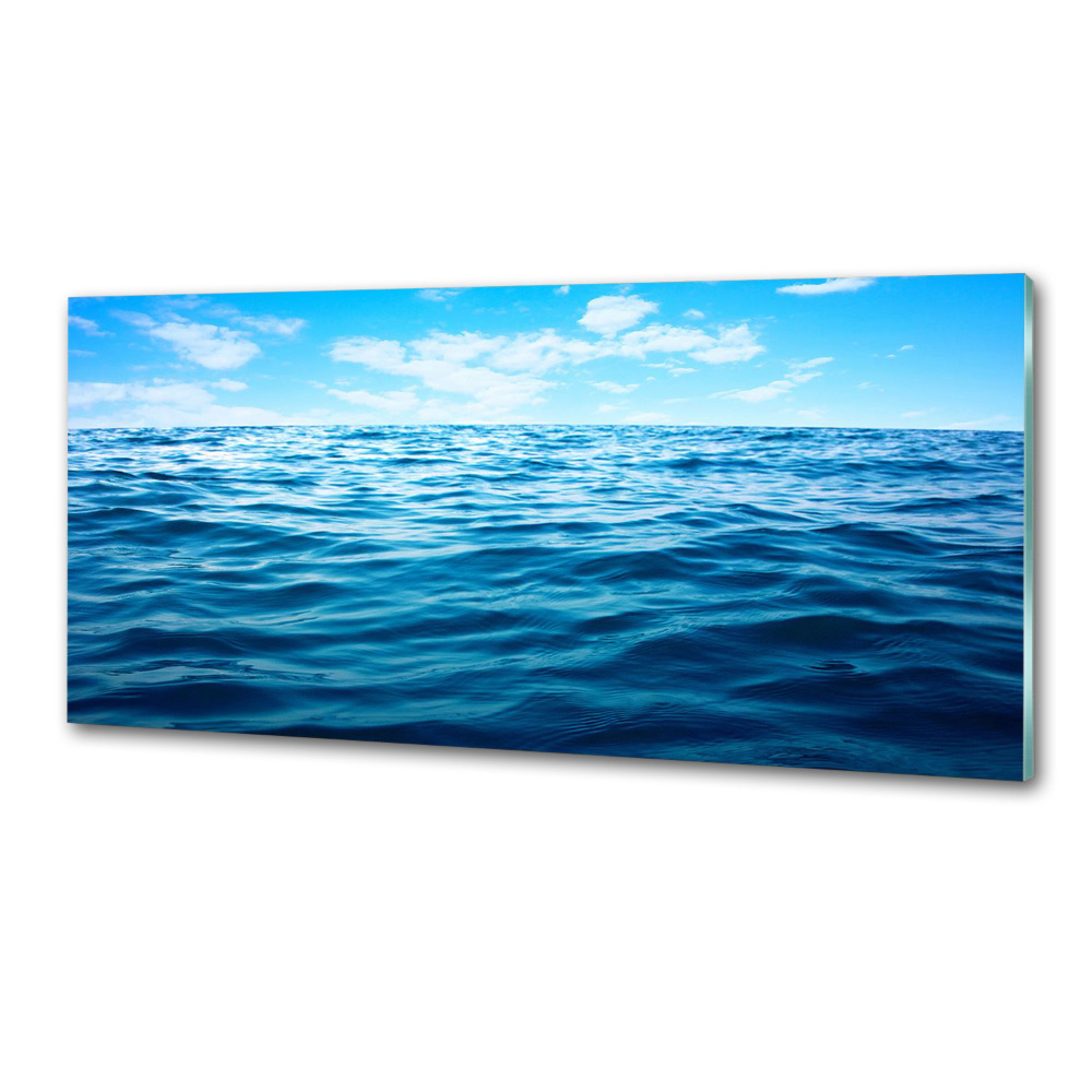 Cooker splashback Sea water