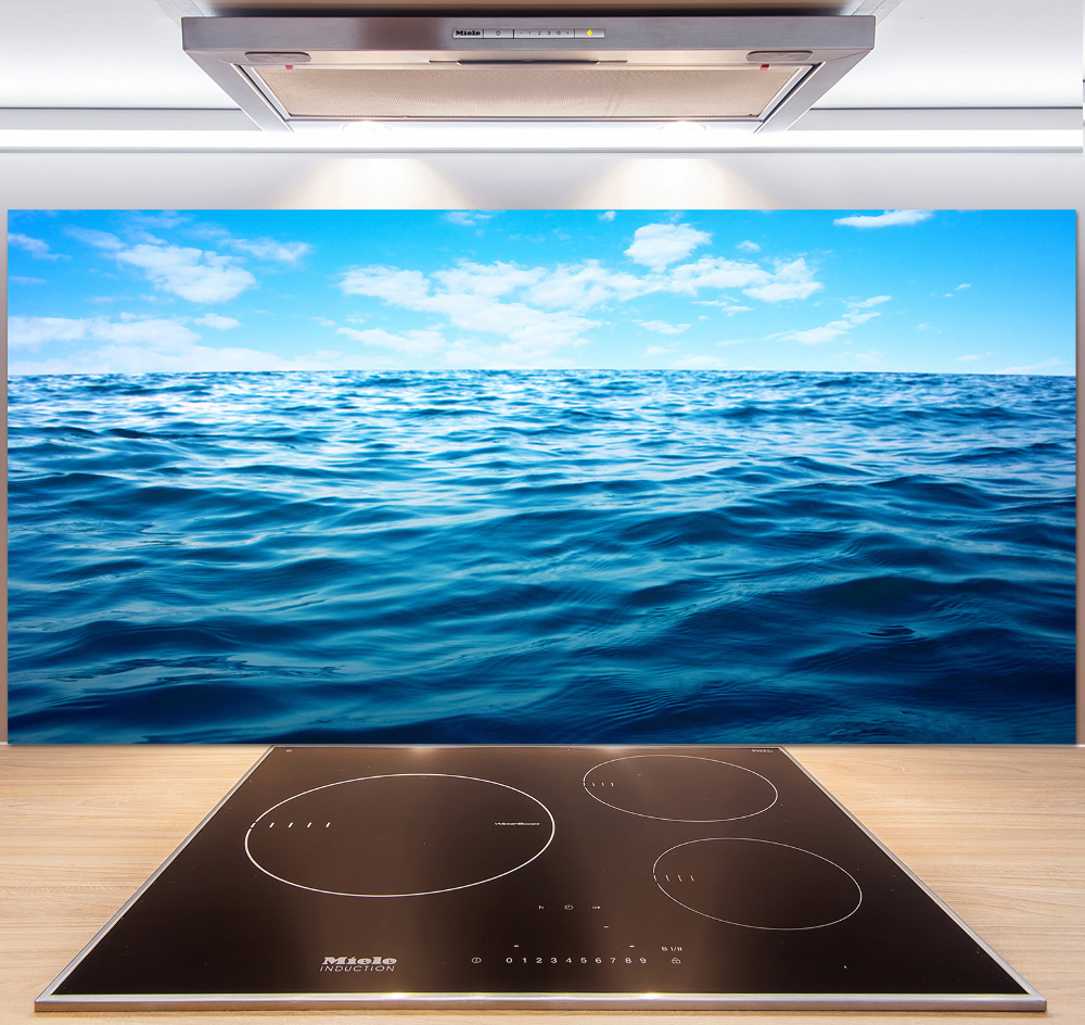 Cooker splashback Sea water