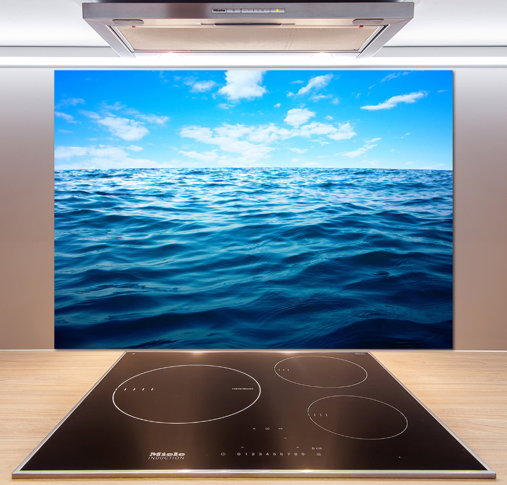 Cooker splashback Sea water