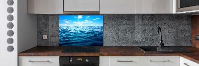 Cooker splashback Sea water