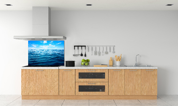 Cooker splashback Sea water