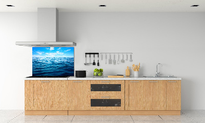 Cooker splashback Sea water