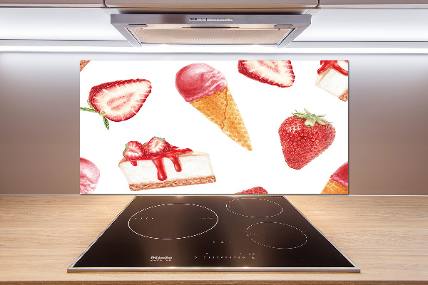 Cooker splashback Dessert