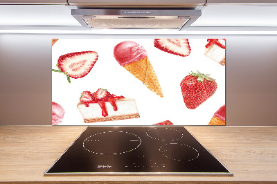 Cooker splashback Dessert