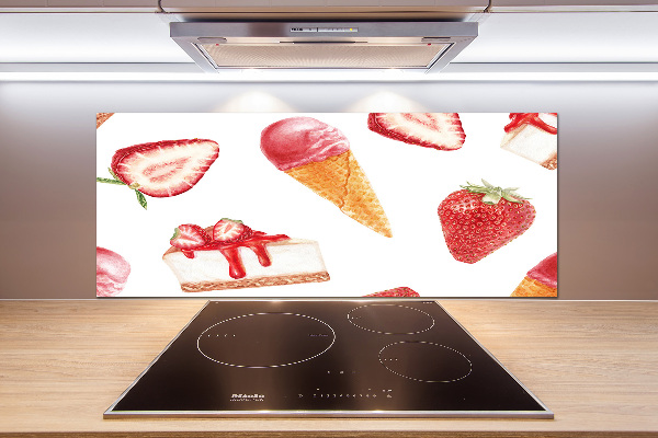 Cooker splashback Dessert