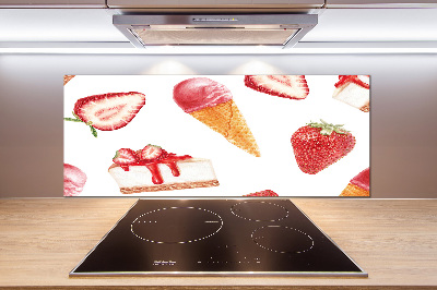 Cooker splashback Dessert