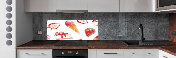 Cooker splashback Dessert