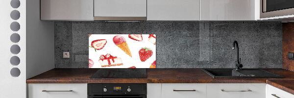 Cooker splashback Dessert