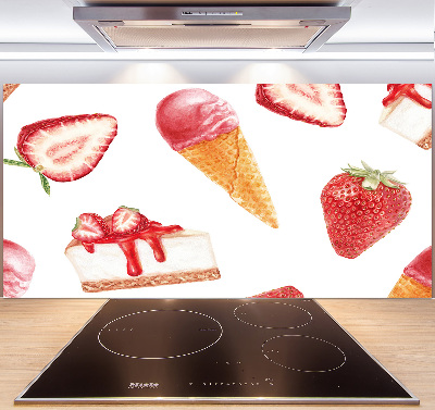 Cooker splashback Dessert