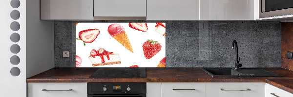 Cooker splashback Dessert