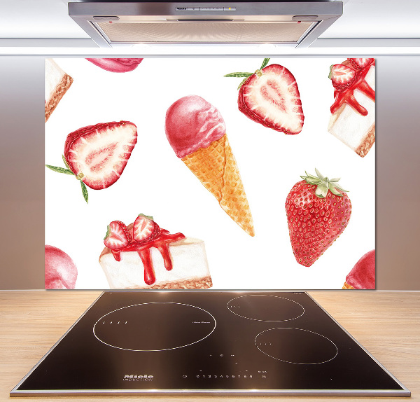 Cooker splashback Dessert