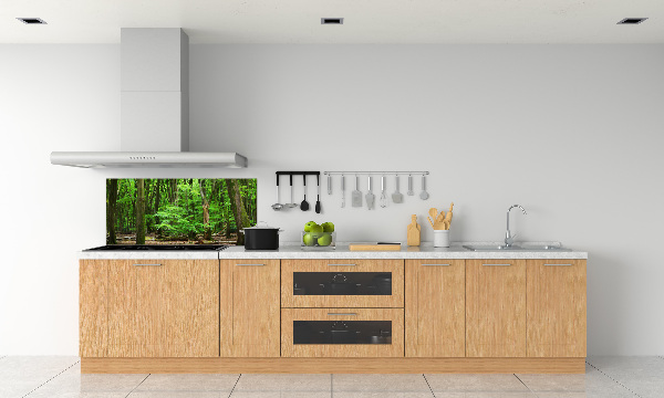 Cooker splashback Dutch forest