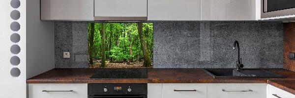 Cooker splashback Dutch forest