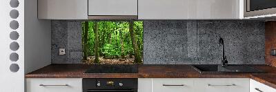 Cooker splashback Dutch forest