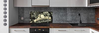 Cooker splashback Carbiolet