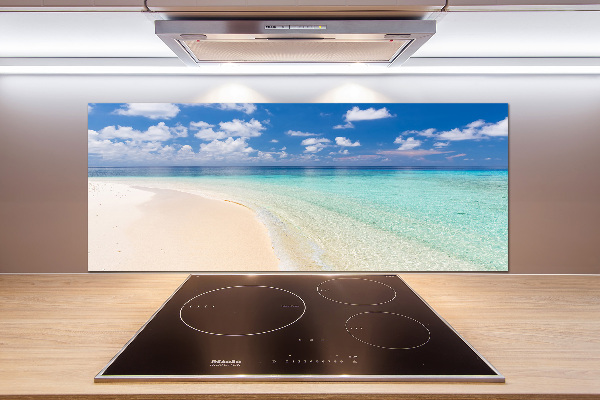 Cooker splashback Beach in the Maldives