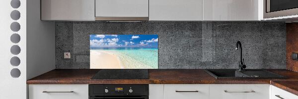 Cooker splashback Beach in the Maldives