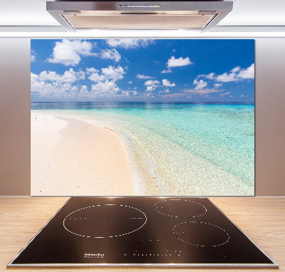 Cooker splashback Beach in the Maldives