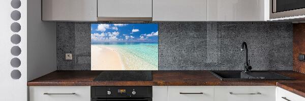 Cooker splashback Beach in the Maldives