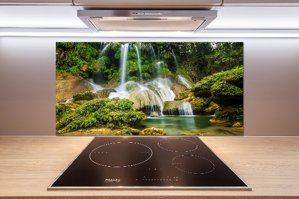 Cooker splashback Waterfall