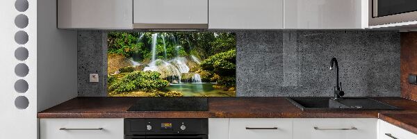 Cooker splashback Waterfall