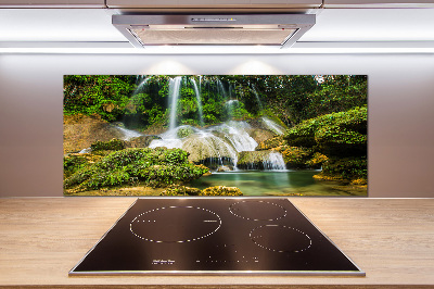 Cooker splashback Waterfall