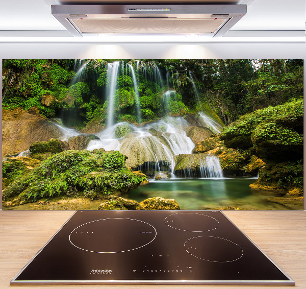 Cooker splashback Waterfall