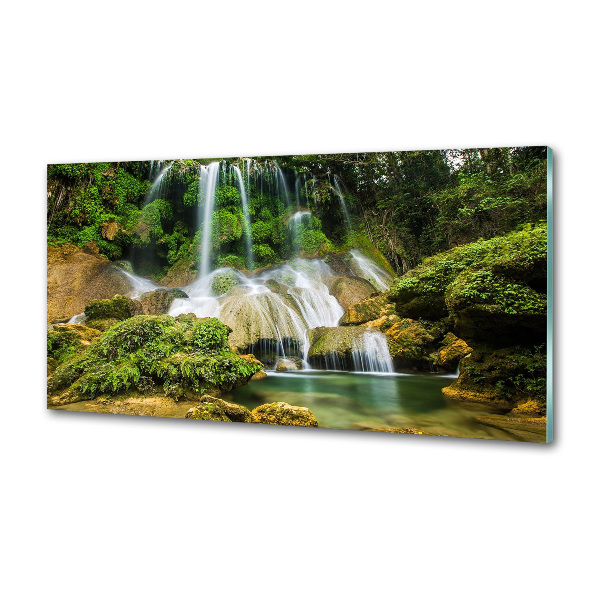 Cooker splashback Waterfall