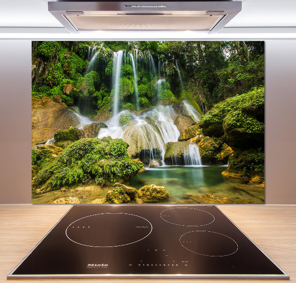 Cooker splashback Waterfall