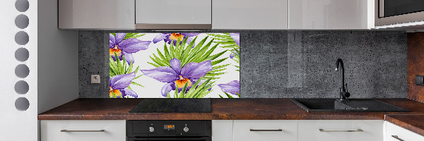 Kitchen wall panels Orchid