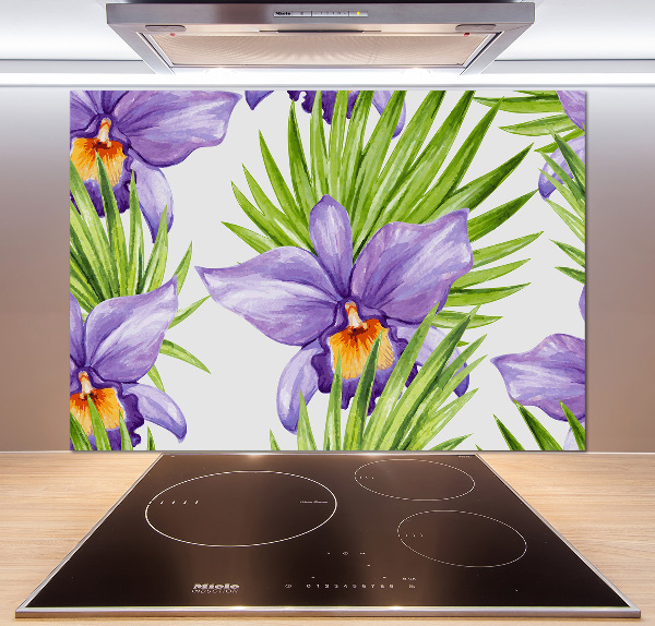 Kitchen wall panels Orchid