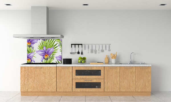 Kitchen wall panels Orchid