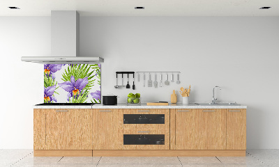 Kitchen wall panels Orchid