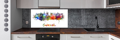 Glass splashback Colorful Gdańsk