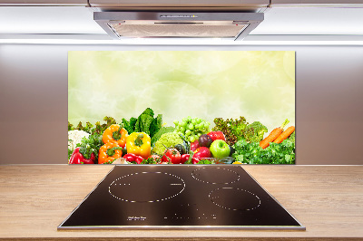 Cooker splashback Vegetables