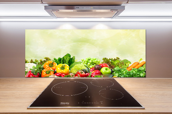 Cooker splashback Vegetables