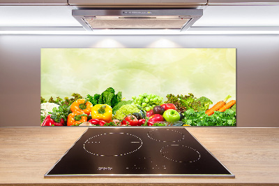 Cooker splashback Vegetables