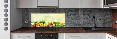 Cooker splashback Vegetables