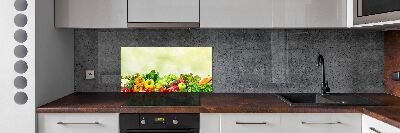 Cooker splashback Vegetables