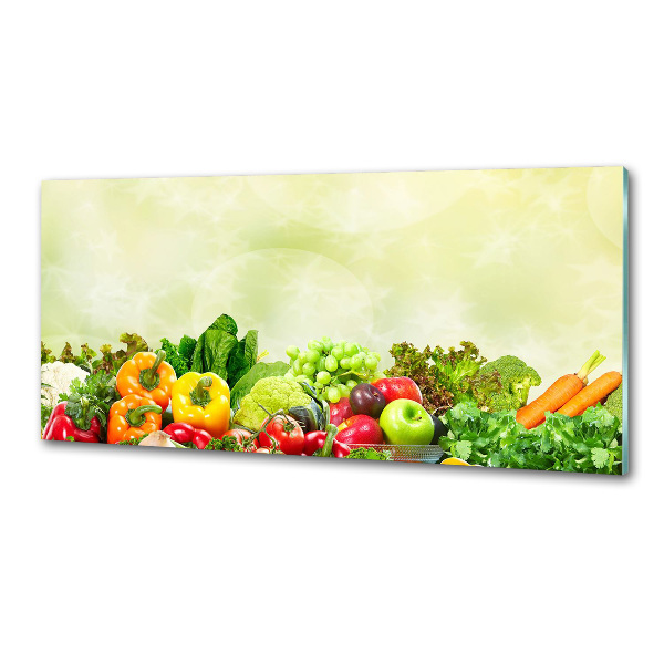 Cooker splashback Vegetables