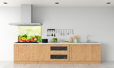 Cooker splashback Vegetables