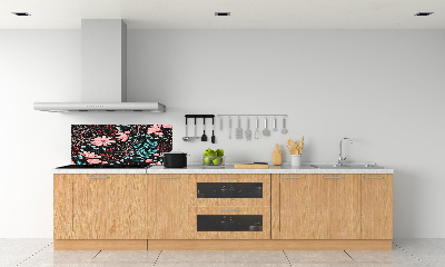 Kitchen splashback Spring flowers