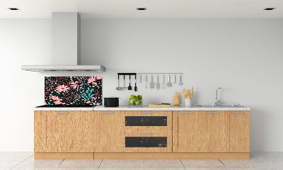 Kitchen splashback Spring flowers