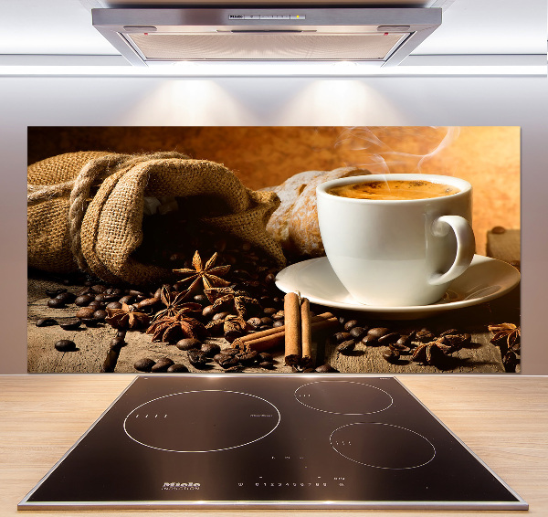 Cooker splashback Coffee and spices