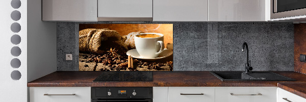 Cooker splashback Coffee and spices