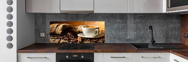 Cooker splashback Coffee and spices